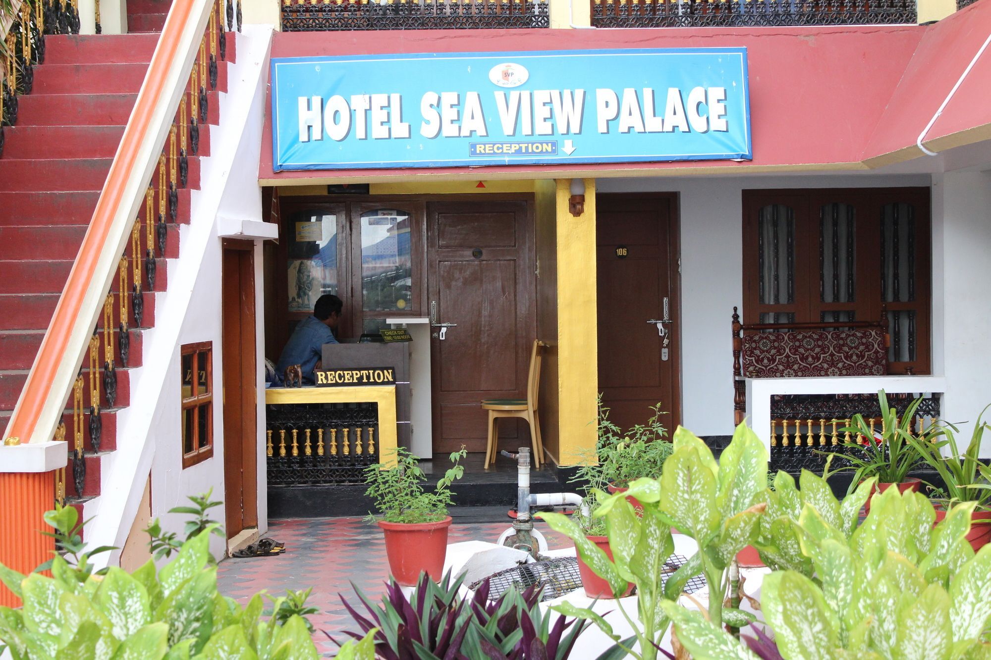 Hotel Sea View Palace - The Beach Hotel, Kovalam Exterior foto
